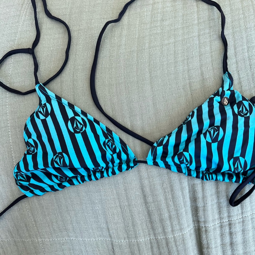 Volcom reversible string bikini top
